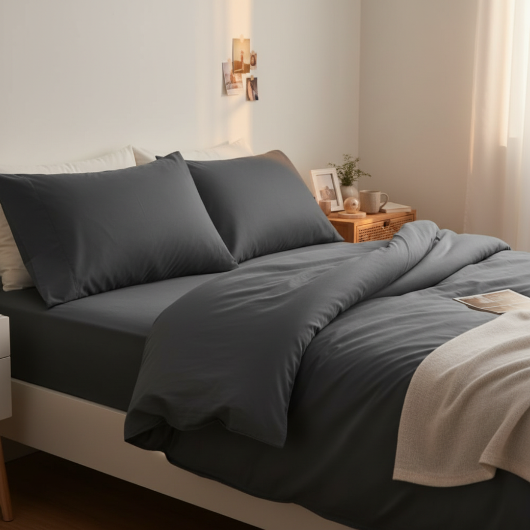 LUMIREO®-Bettwäsche Set Eukalyptus